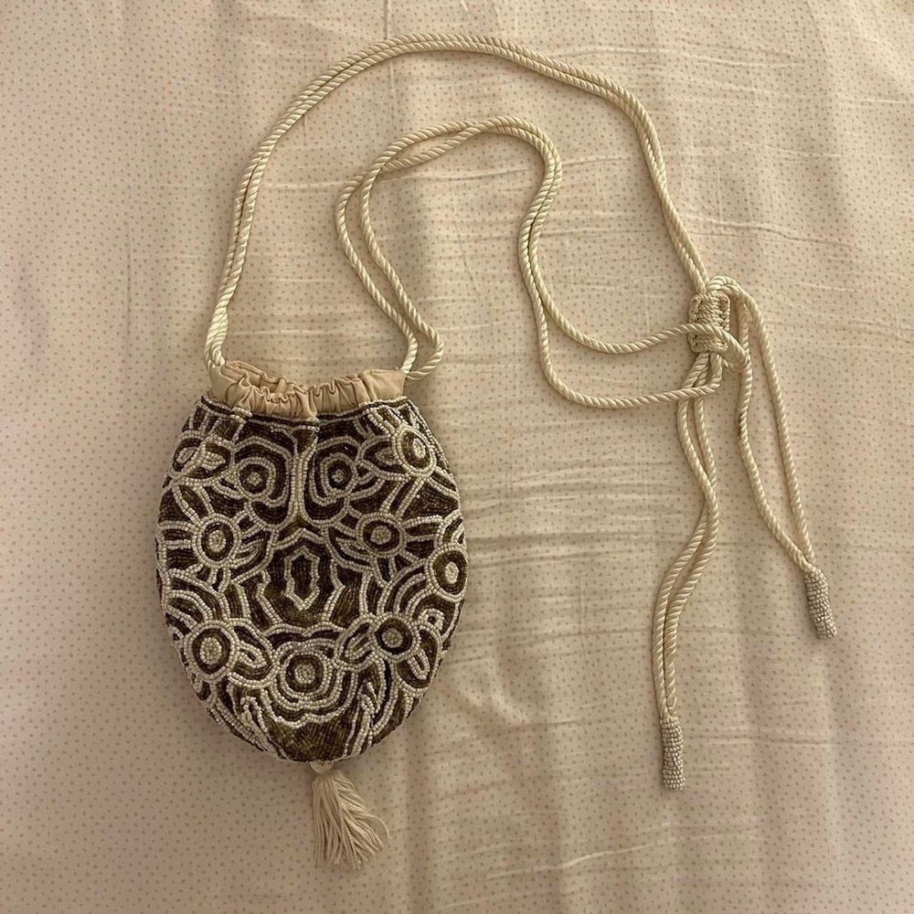 ⊱ free people penny beaded pouch nwot ⊰
